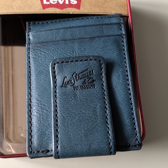 levis money clip wallet